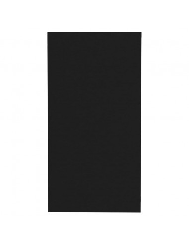 Tavolino Nero 50x26x50 cm in Legno Multistrato