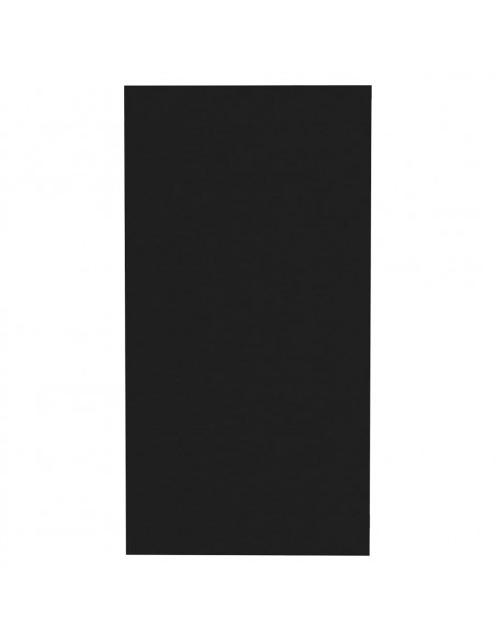 Tavolino Nero 50x26x50 cm in Legno Multistrato