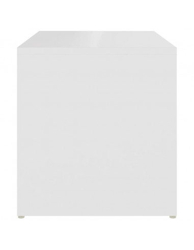 Tavolino Bianco 59x36x38 cm in Legno Multistrato