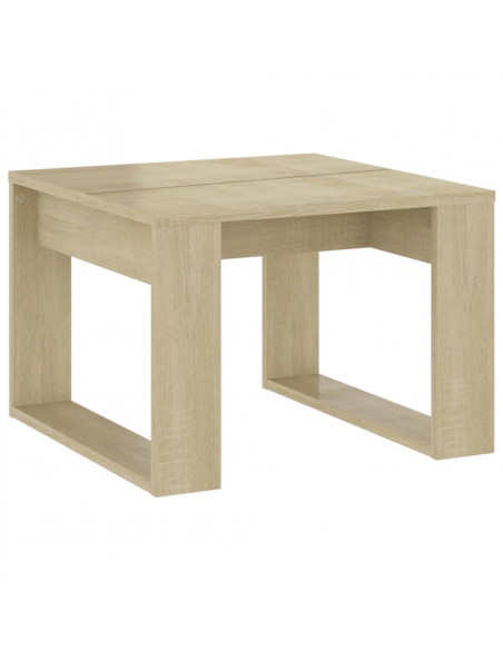 Tavolino di Servizio Rovere Sonoma 50x50x35 cm in Truciolato