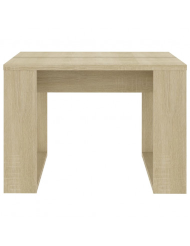 Tavolino di Servizio Rovere Sonoma 50x50x35 cm in Truciolato