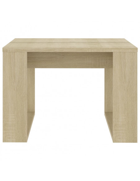 Tavolino di Servizio Rovere Sonoma 50x50x35 cm in Truciolato