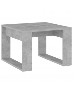 Tavolino Servizio Grigio Cemento 50x50x35 cm in Truciolato 2