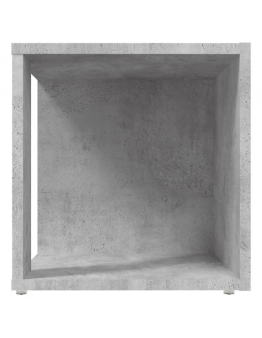 Tavolino Grigio Cemento 33x33x34,5 cm in Truciolato