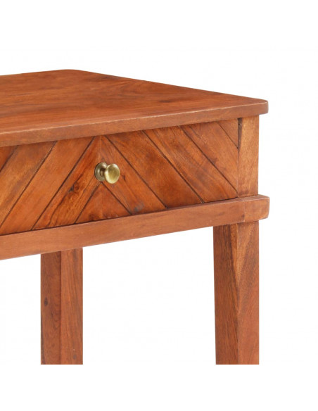 Tavolo Consolle 110x40x76 cm in Legno Massello di Acacia