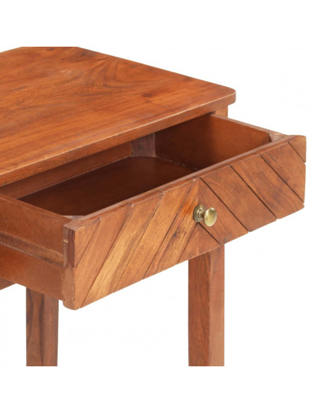 Tavolo Consolle 110x40x76 cm in Legno Massello di Acacia