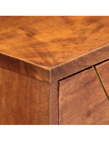 Tavolo Consolle 90x35x76 cm Legno Massello d'Acacia