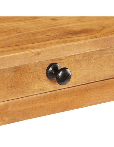 Tavolo Consolle 100x40x76 cm in Legno Massello d'Acacia