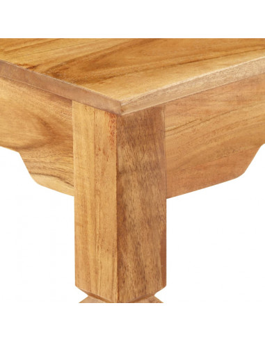 Tavolo Consolle 100x40x76 cm in Legno Massello d'Acacia
