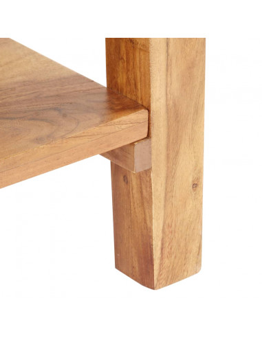 Tavolo Consolle 100x40x76 cm in Legno Massello d'Acacia