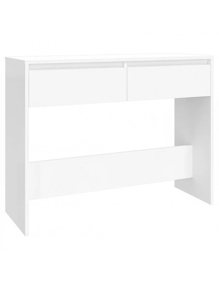 Tavolo Consolle Bianco 100x35x76,5 cm in Truciolato