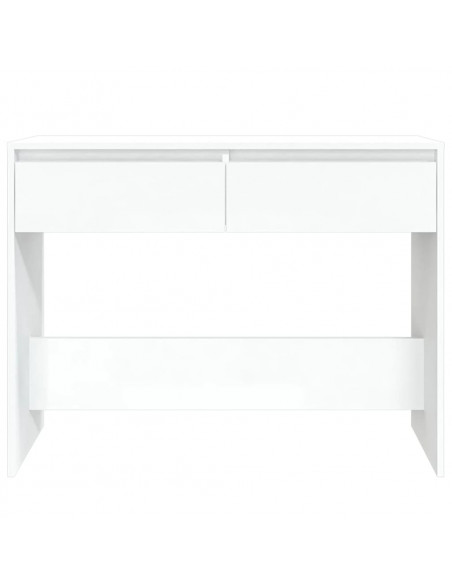 Tavolo Consolle Bianco 100x35x76,5 cm in Truciolato