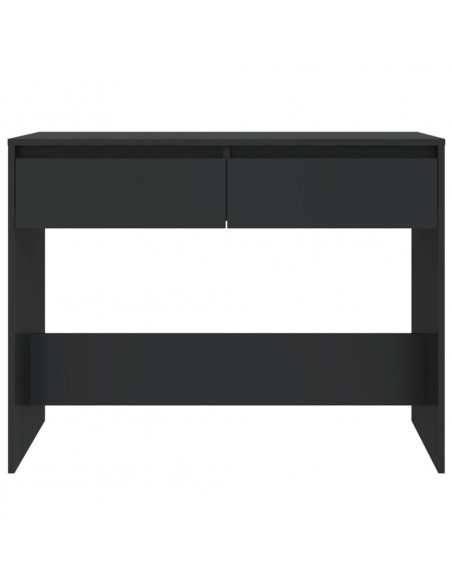 Tavolo Consolle Nero 100x35x76,5 cm in Truciolato