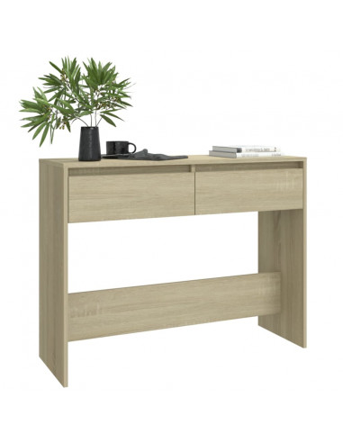Tavolo Consolle Rovere Sonoma 100x35x76,5 cm in Truciolato