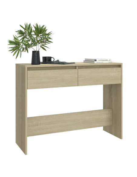 Tavolo Consolle Rovere Sonoma 100x35x76,5 cm in Truciolato