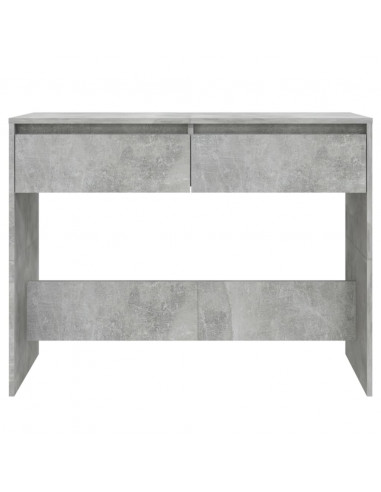 Tavolo Consolle Grigio Cemento 100x35x76,5 cm in Truciolato