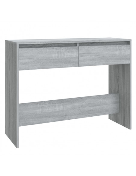Tavolo Consolle Grigio Sonoma 100x35x76,5 cm in Truciolato
