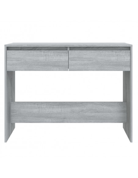 Tavolo Consolle Grigio Sonoma 100x35x76,5 cm in Truciolato