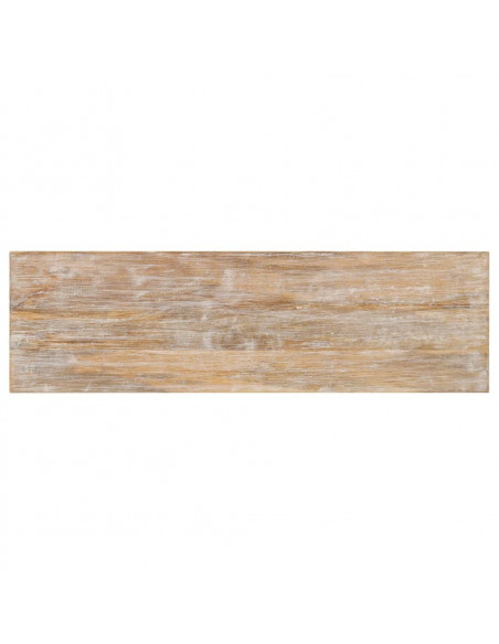 Tavolo Consolle 100x30x75 cm in Legno Massello di Mango