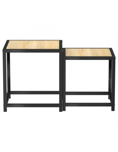 Tavolini 2 pz MDF Rovere Sonoma