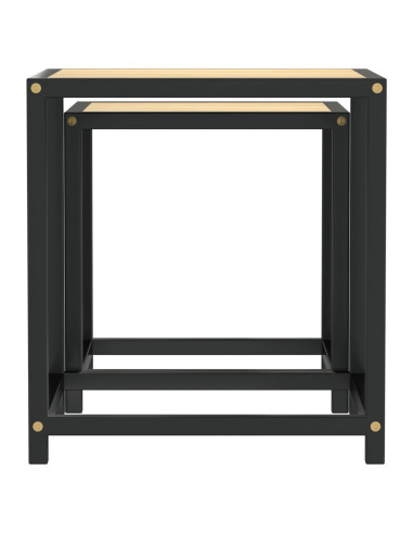 Tavolini 2 pz MDF Rovere Sonoma