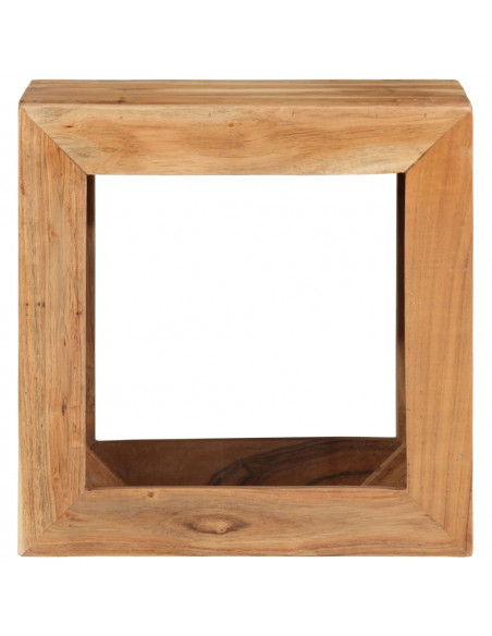 Sgabello 40 x 30 x 40 cm Legno Massello di Acacia
