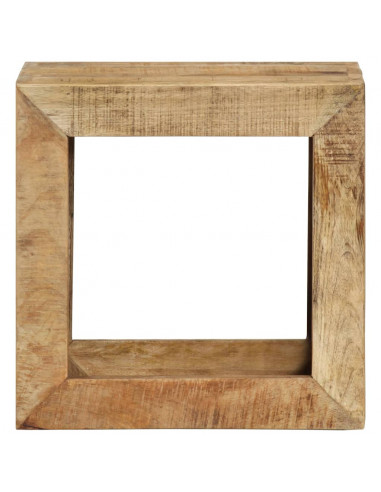 Sgabello 40x30x40 cm in Legno Massello di Mango