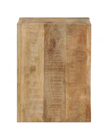 Sgabello 40x30x40 cm in Legno Massello di Mango