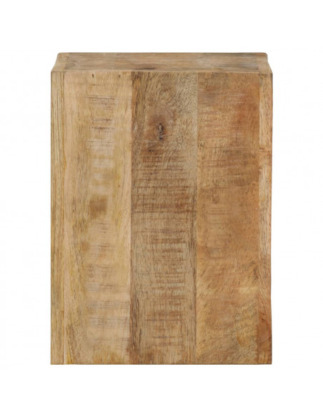Sgabello 40x30x40 cm in Legno Massello di Mango