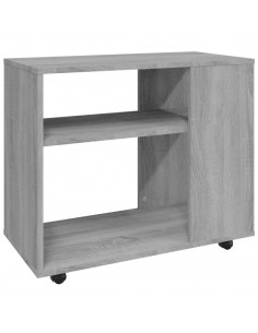 Tavolino da Salotto Grigio Sonoma 70x35x55 cm Legno Multistrato 2