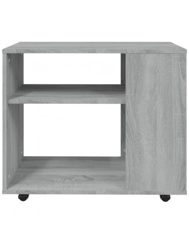 Tavolino da Salotto Grigio Sonoma 70x35x55 cm Legno Multistrato