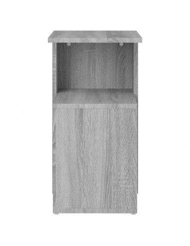 Tavolino da Salotto Grigio Sonoma 36x30x56 cm Legno Multistrato