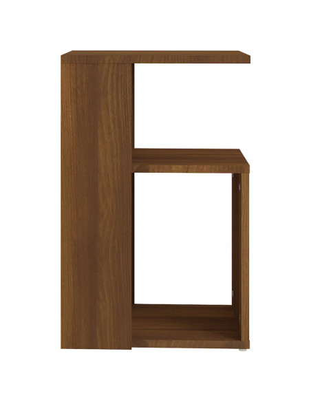 Tavolino da Salotto Rovere Marrone 36x30x56cm Legno Multistrato