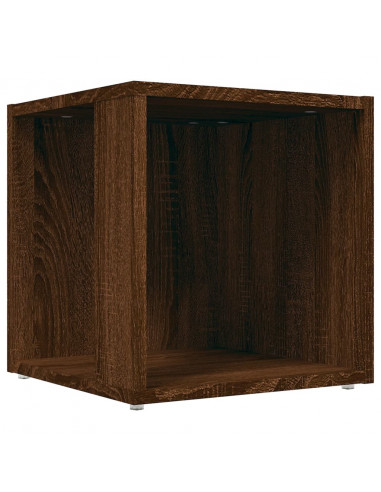 Tavolino Salotto Rovere Marrone 33x33x34,5 cm Legno Multistrato