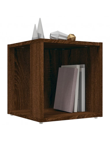 Tavolino Salotto Rovere Marrone 33x33x34,5 cm Legno Multistrato