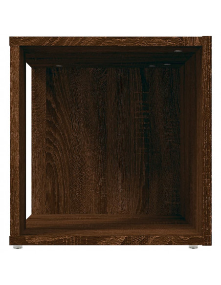 Tavolino Salotto Rovere Marrone 33x33x34,5 cm Legno Multistrato