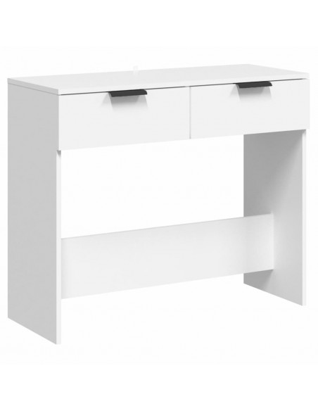 Tavolino da Salotto Bianco 90x36x75 cm in Legno Multistrato