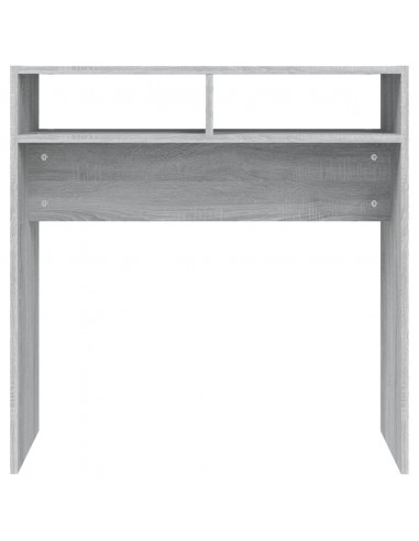 Tavolino Consolle Grigio Sonoma 78x30x80 cm Legno Multistrato