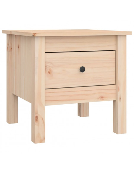 Tavolino 40x40x39 cm Legno Massello di Pino