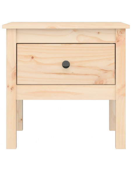 Tavolini 2 pz 50x50x49 cm Legno Massello di Pino