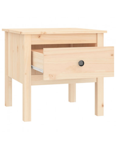 Tavolini 2 pz 50x50x49 cm Legno Massello di Pino