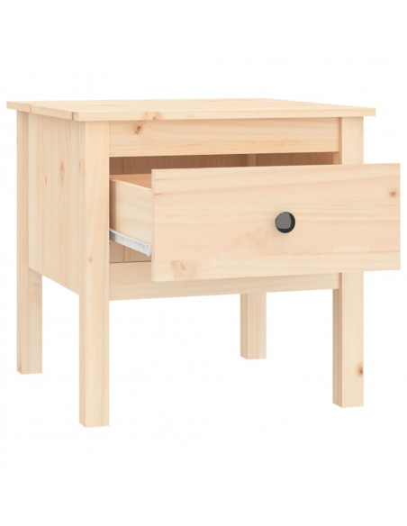 Tavolini 2 pz 50x50x49 cm Legno Massello di Pino
