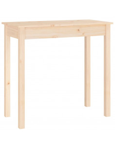 Tavolo Consolle 80x40x75 cm in Legno Massello di Pino 2