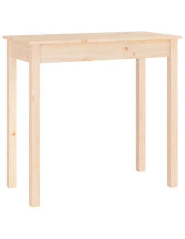 Tavolo Consolle 80x40x75 cm in Legno Massello di Pino