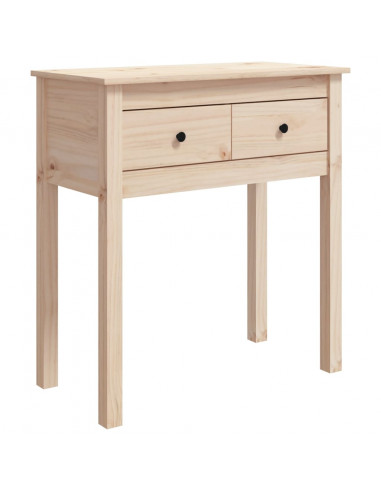 Tavolo Consolle 70x35x75 cm in Legno Massello di Pino