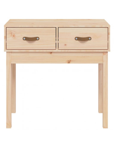 Tavolo Consolle 76,5x40x75 cm in Legno Massello di Pino