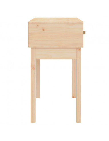 Tavolo Consolle 76,5x40x75 cm in Legno Massello di Pino