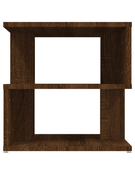 Tavolino da Salotto Rovere Marrone 40x40x40cm Legno Multistrato