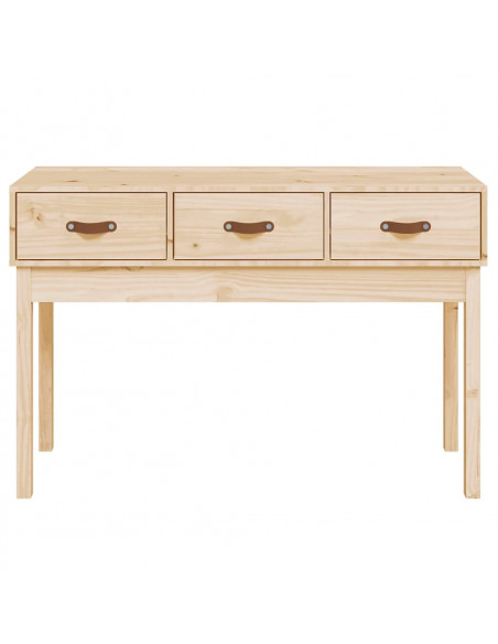 Tavolo Consolle 114x40x75 cm in Legno Massello di Pino