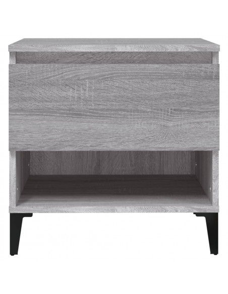 Tavolini 2 pz Grigio Sonoma 50x46x50 cm in Legno Multistrato